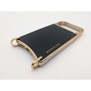 Bandolier iPhone 17 ProMax Crossbody Phone Rayna Case Black/Gold